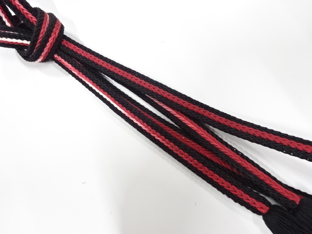 正絹　撚り房　手組帯締め